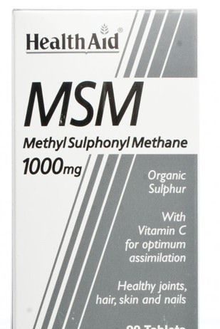 Health Aid MSM 1000mg 90 comprimidos health_aid_msm_1000mg_90_comprimidos