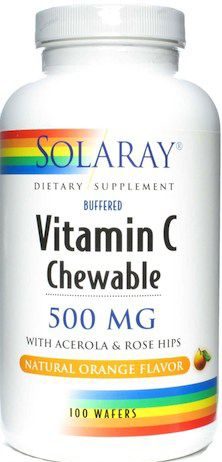 Solaray Vitamina C 500mg 100 masticables naranja solaray_vitamina_c_500mg_100_masticables_naranja_1
