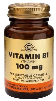 Solgar Vitamina B1 100 mg 100 cápsulas solgar_vitamina_b1_100_mg_100_c_psulas