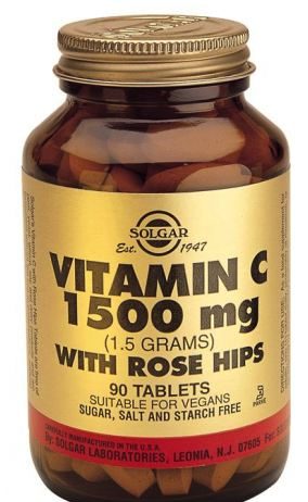 Solgar Vitamina C 1500 mg Rose Hips 90 comprimidos solgar_vitamina_c_1500_mg_rose_hips_90_comprimidos