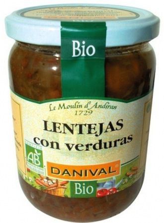 Danival Lentejas con Verduras Bio 525g Danival Lentejas con Verduras Bio 525g