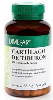 Dimefar Cartílago de Tiburón 100 cápsulas Dimefar Cartílago de Tiburón 100 cápsulas