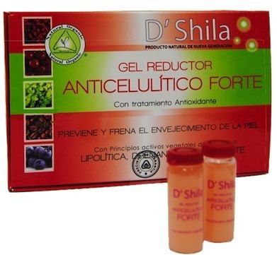 D'Shila Gel Reductor Anticelulítico 15 ampollas D'Shila Gel Reductor Anticelulítico 15 ampollas