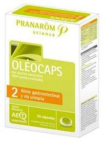 Pranarom Oleocaps 2 Alivio Gastrointestinal y Vía Urinaria 30 cápsulas