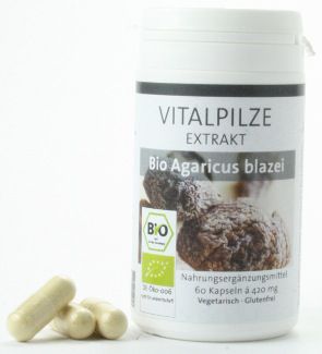 Pilze Wohlrab Champiñón del Sol Bio 60 cápsulas vitalpilze_champinon_del_sol_agaricus_blazei