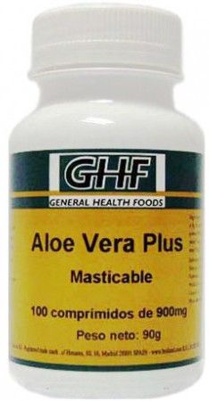 GHF Aloe Vera 1000mg 100 comprimidos masticables aloe_vera_ghf