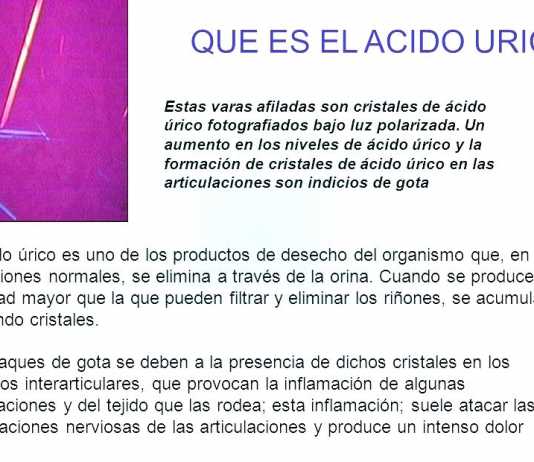 Enfermedades que pueden aumentar el ácido úrico en el cuerpo acido-urico