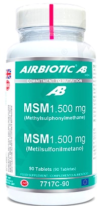 Airbiotic MSM 1500mg 90 comprimidos msm