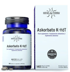 Hifas da Terra ascorbato K 140 comprimidos hifas_da_terra_ascorbato_k_140_comprimidos