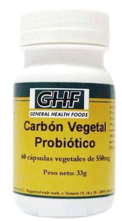 GHF Carbón Vegetal Probiótico 90 cápsulas ghf_carbon_vegetal