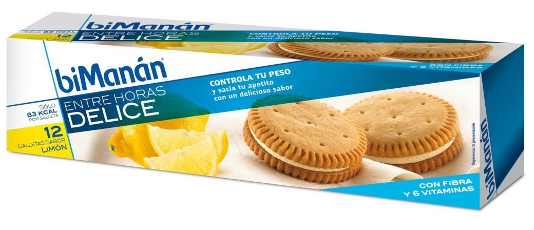 Bimanan Galletas Limón 12 unidades