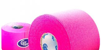 Cure Tape Rosa Vendaje Neuromuscular 5cmx5m curetape_rosa