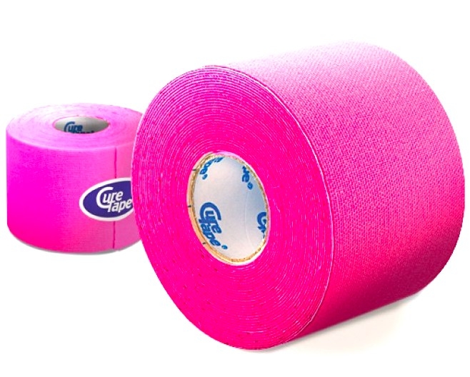 Cure Tape Rosa Vendaje Neuromuscular 5cmx5m
