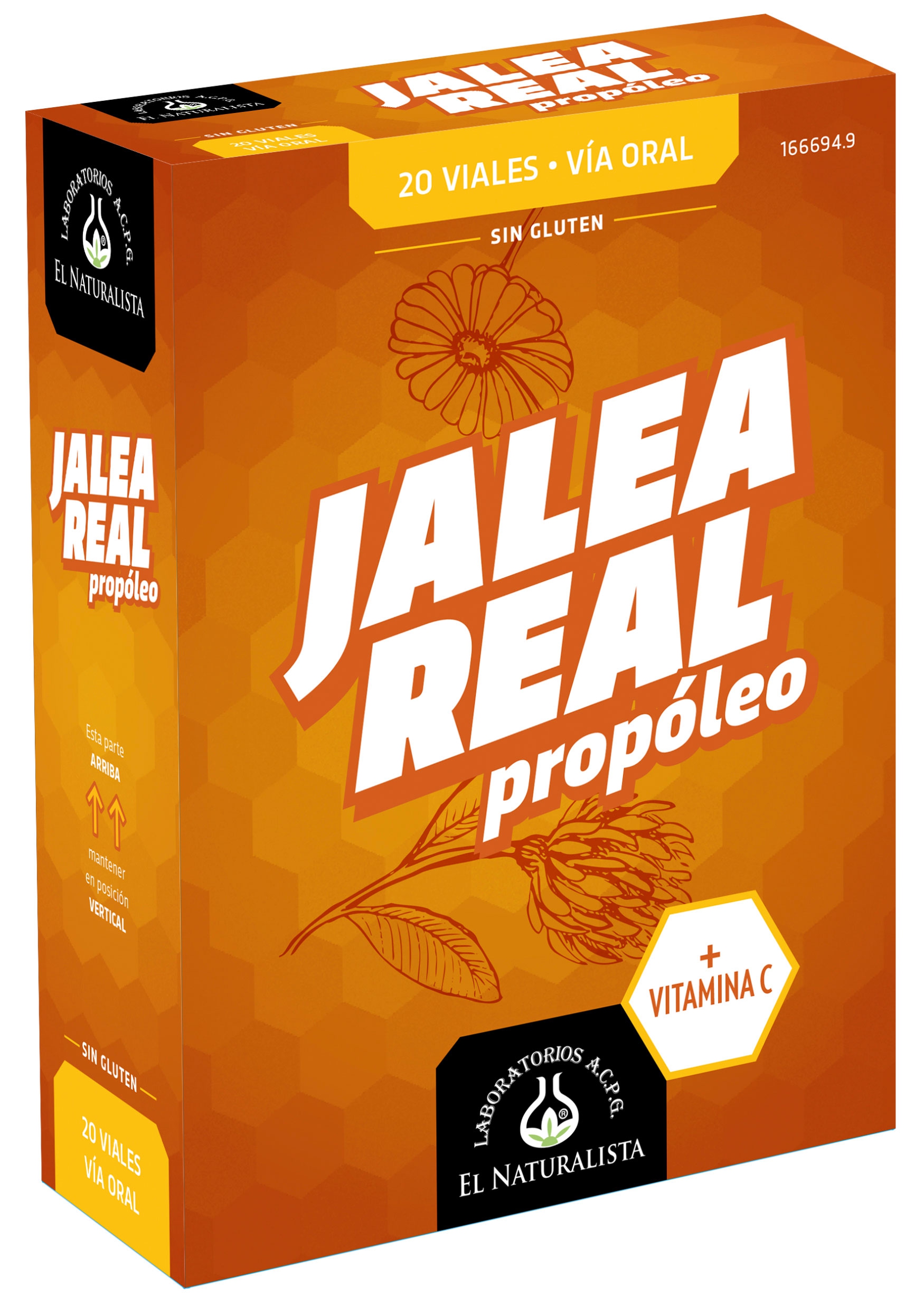 El Naturalista Jalea Real Adultos con Propóleo 20 viales