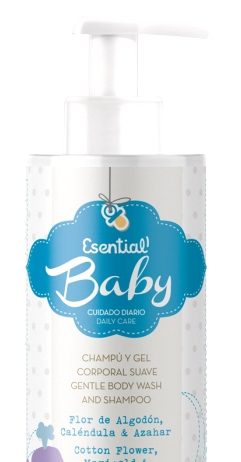 Esential Aroms Champú y Gel Corporal Suave Bebe 300ml esential_aroms_champu_y_gel_corporal_suave_bebe_300ml