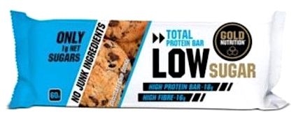Gold Nutrition Total Protein Low Sugar Sabor Galleta Chocolate 10 barritas