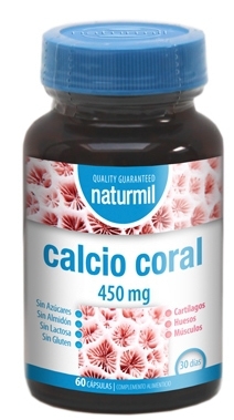 Naturmil Calcio Coral 450mg 60 cápsulas