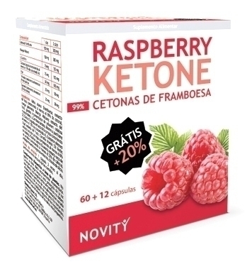 Novity Raspberrrry Ketone Frambuesa 60+12 cápsulas