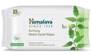 Himalaya Toallitas Faciales Neem y Cúrcuma 25ud