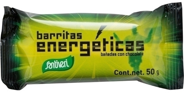 Santiveri Barritas Energeticas de Chocolate. Caja de 12 unidades