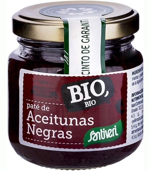 Santiveri Pate de Aceitunas Negras Bio 125gr