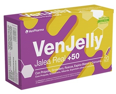 Vendrell Venjelly 50+ Jalea Real 20 ampollas