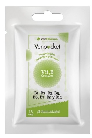 Vendrell Venpocket Complejo Vitamina B 15 comprimidos