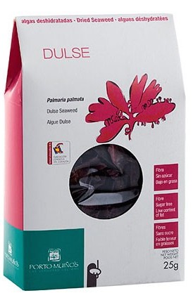 Porto Muiños algas Dulse ecologicas en copos deshidratada 25g