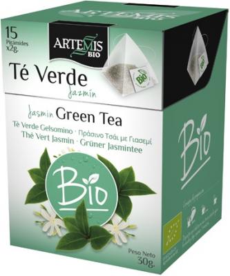 Artemis Té Verde Jazmin Bio 15 pirámides Artemis Té Verde Jazmin Bio 15 pirámides