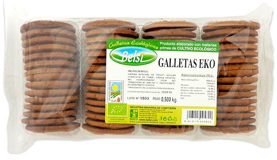 Belsi Galletas Eko 500g