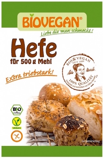 Biovegan levadura pan vegana sin gluten 9g Biovegan levadura pan vegana sin gluten 9g