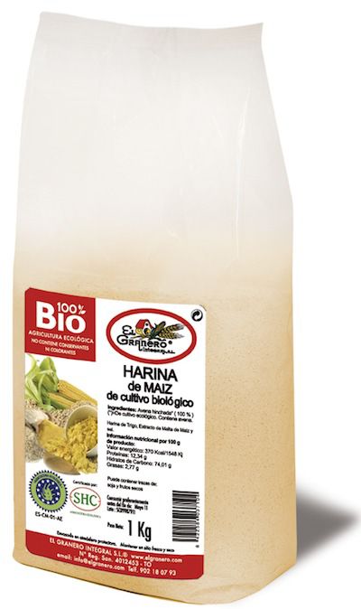 El Granero Integral Harina Maíz Bio 1Kg El Granero Integral Harina Maíz Bio 1Kg