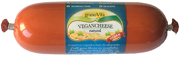 Granovita Embutido vegetal vegancheese natural sin gluten 200g Granovita Embutido vegetal vegancheese natural sin gluten 200g