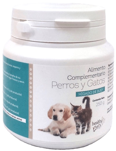 Healthy Pets Healthy Hair higado de buey polvo 250gr