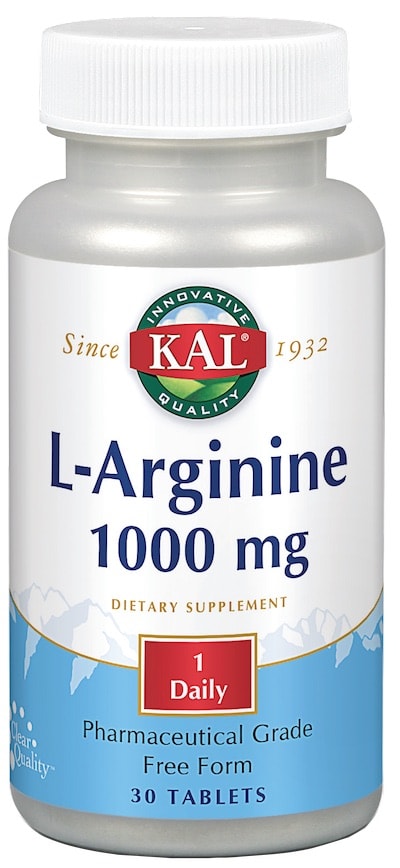 KAL L-Arginine 1000mg 60 comprimidos KAL L-Arginine 1000mg 60 comprimidos