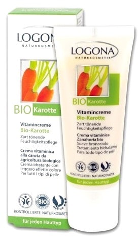 Logona crema facial vitaminica con zanahoria bio 40ml