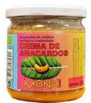 Monki crema de anacardos tostados Bio 330g Monki crema de anacardos tostados Bio 330g