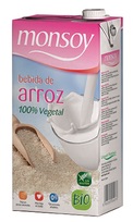Monsoy leche de arroz Bio 1L x 4 briks Monsoy leche de arroz Bio 1L x 4 briks
