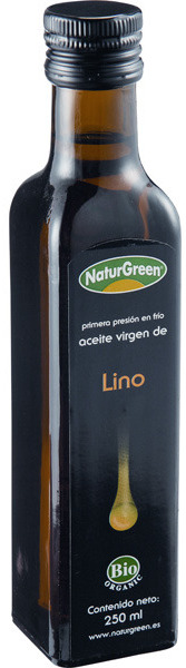 Natur Green aceite virgen de lino Bio 250ml