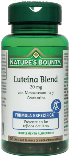 Nature´s Bounty Luteína Blend 20mg 30 cápsulas