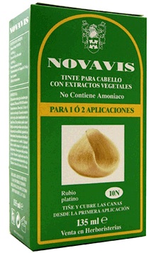 Novavis tinte vegetal 10N rubio platino