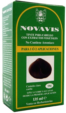 Novavis tinte vegetal 5M castaño claro caoba