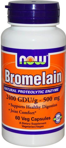 Now Bromelina 2400 GDU 60 cápsulas Now Bromelina 2400 GDU 60 cápsulas