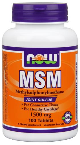 Now MSM 1500mg 100 comprimidos Now MSM 1500mg 100 comprimidos