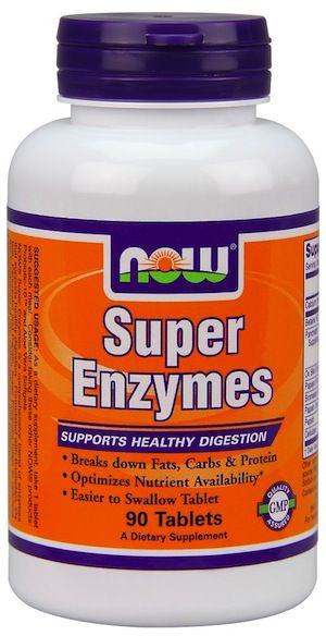 Now Super Enzymes 90 comprimidos Now Super Enzymes 90 comprimidos