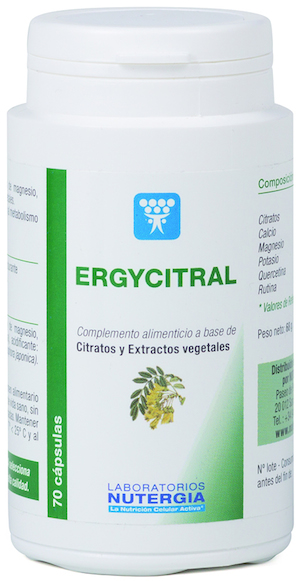 Nutergia Ergycitral 70 cápsulas Nutergia Ergycitral 70 cápsulas