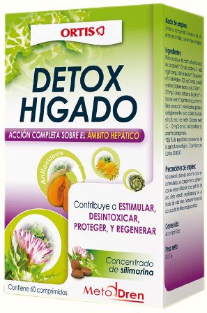 Ortis MetodDren Depur Higado 60 comprimidos