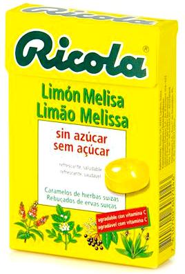 Ricola caramelos de limon y melisa sin azucar 50g Ricola caramelos de limon y melisa sin azucar 50g