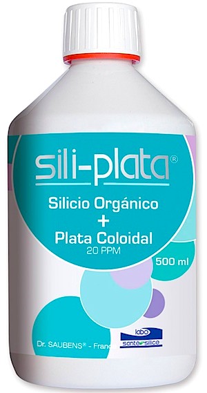 Labo Sante Silice Sili-Plata silicio organico y plata coloidal 500ml