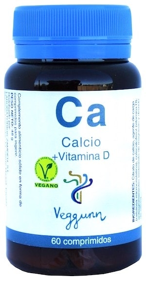 Veggunn Calcio + Vitamina D 60 comprimidos Veggunn Calcio + Vitamina D 60 comprimidos